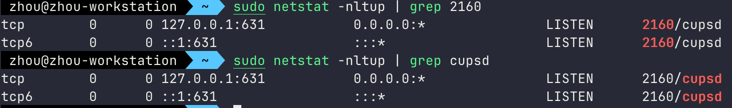netstat-lookup-ports-of-process